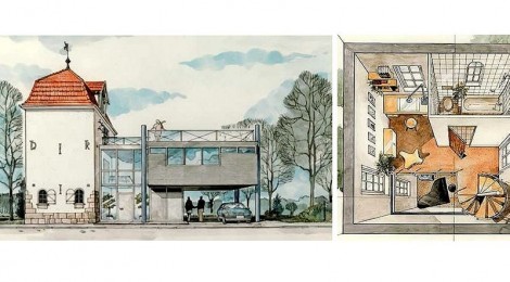 Trafohäuschen als Wohnhaus